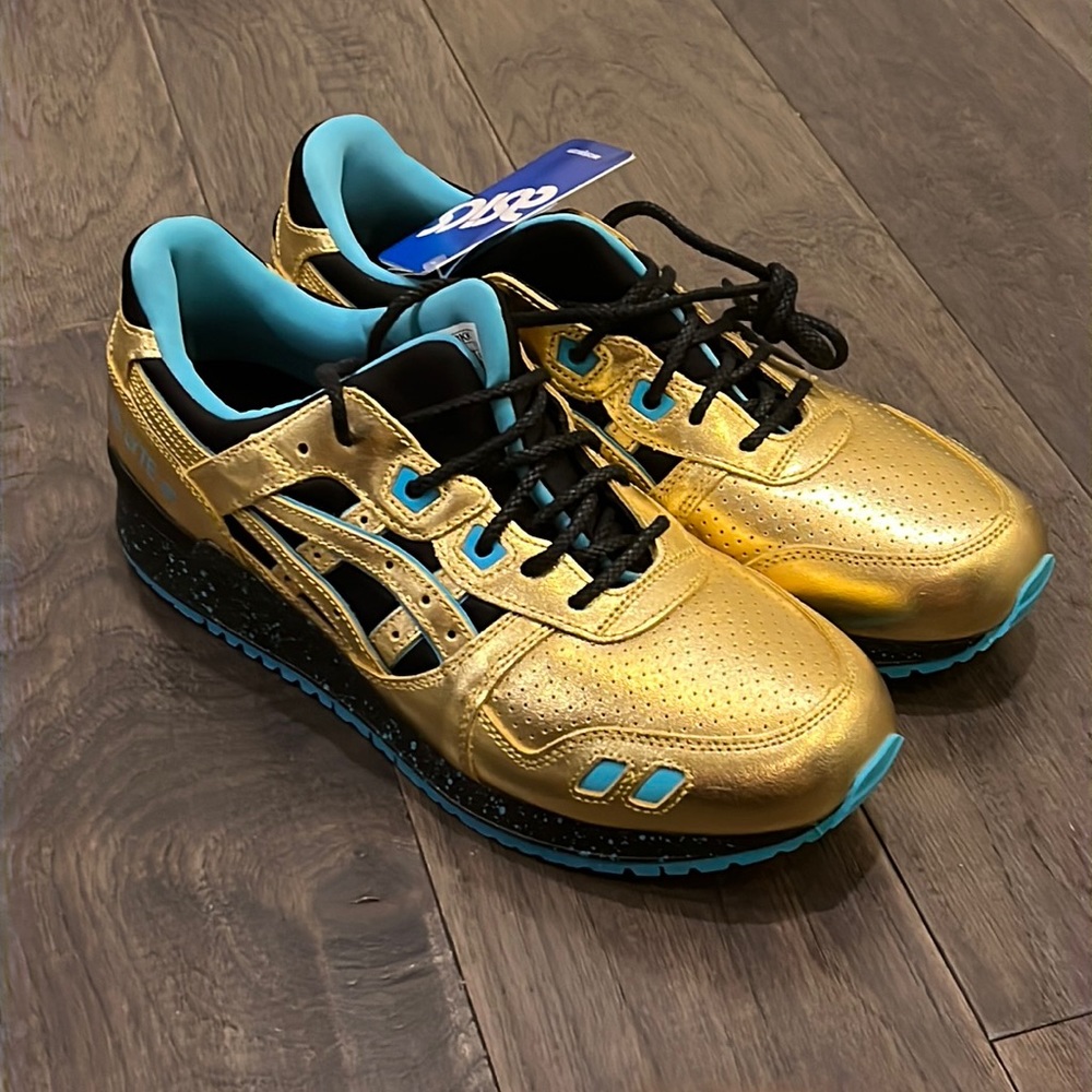 ASICS x Villa x Wale Gel Lyte III Shoes Sneakers gold H63KK 9494 Men’s Size 9
